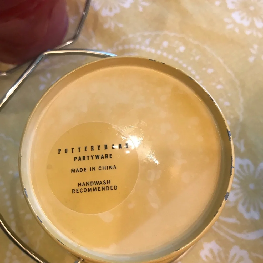 Pottery Barn Enamel Pails
